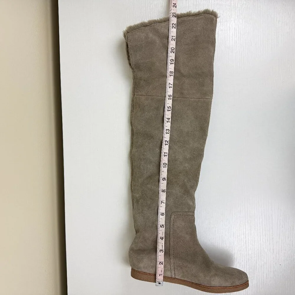 EUC Sam Edelman Orlando Suede Boots Fur Lined